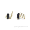 Conector de cabeçalho de pino de 2,54 mm, fileira única 4P